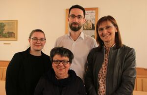 Luisa Schneider, Dr. Maria Hackl, Alexander Prinz, Gordana Schumann (von links), Bild: privat